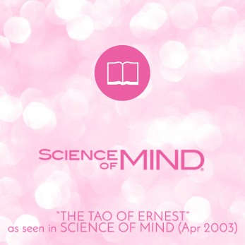 A pink background with the words " science of mind " written in front.